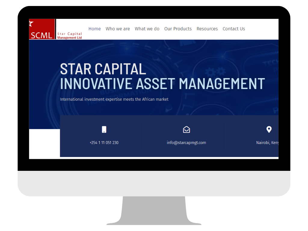 Star Capital Website by Pinkfrog South Africa
