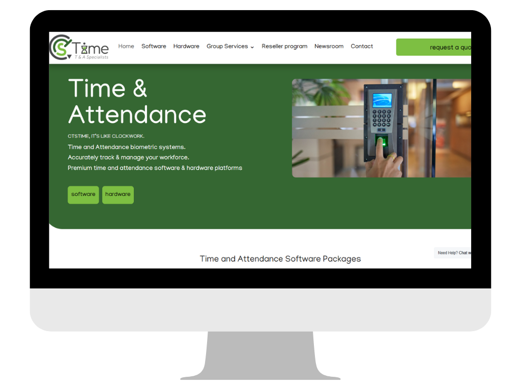 CTSTime Webdesign by Pinkfrog