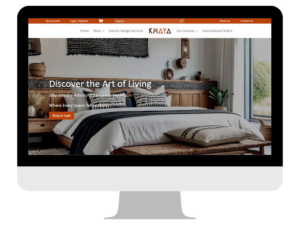 Esquared Living Website by Pink Frog